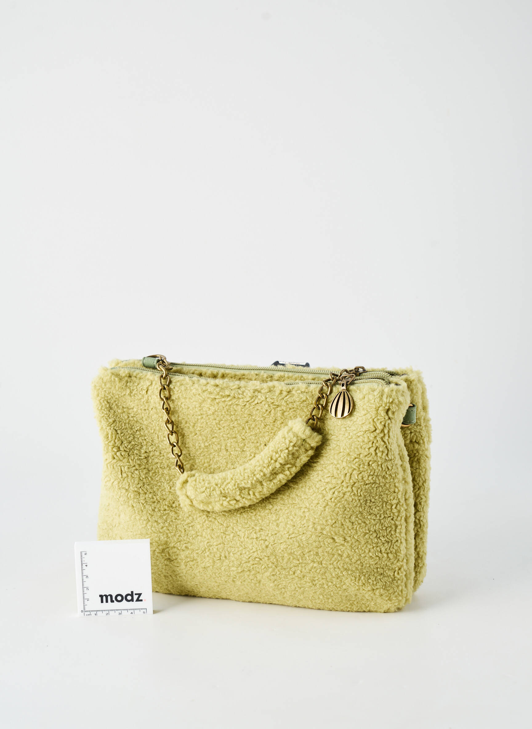 Sac multipoches forme rectangulaire vert LE VOYAGE EN PANIER femme