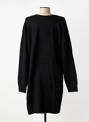 Robe pull stretch manches longues noir LE TEMPS DES CERISES femme