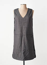 Robe courte sans manche sans manche gris LE TEMPS DES CERISES femme