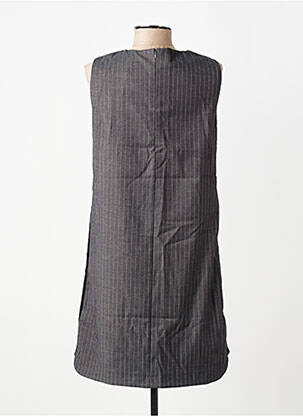 Robe courte sans manche sans manche gris LE TEMPS DES CERISES femme