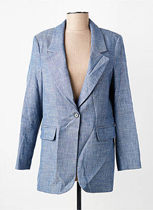 Blazer poches bleu SOYACONCEPT femme