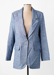 Blazer poches bleu SOYACONCEPT femme