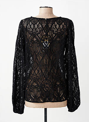 Top col rond manches longues noir SOYACONCEPT femme