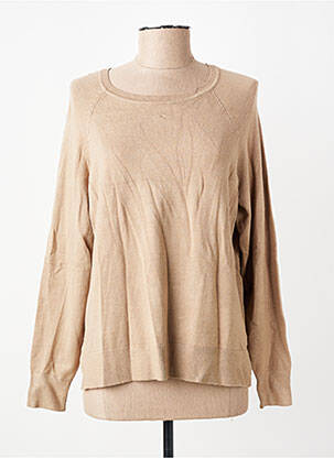 Pull stretch manches longues marron TIFFOSI femme