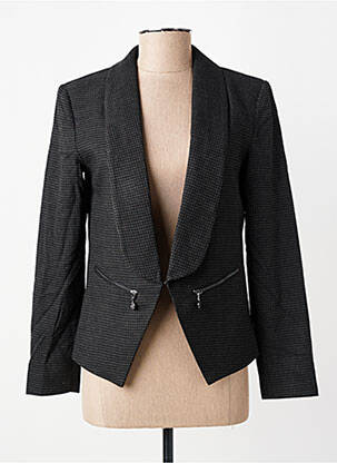 Blazer col châle gris LE TEMPS DES CERISES femme