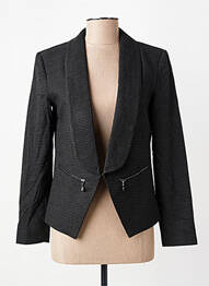 Blazer col châle gris LE TEMPS DES CERISES femme