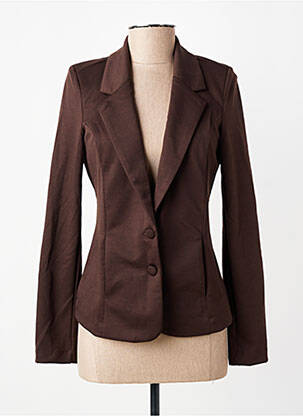 Blazer poches marron SOYACONCEPT femme