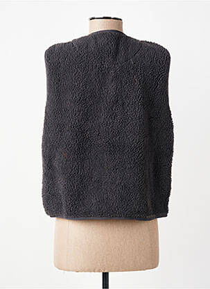 Gilet sans manche poches gris LE TEMPS DES CERISES femme