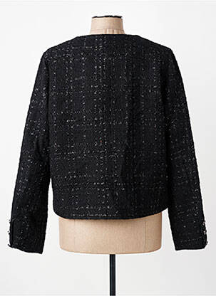 Veste chic fermeture boutonnée sur le devant noir SOYACONCEPT femme