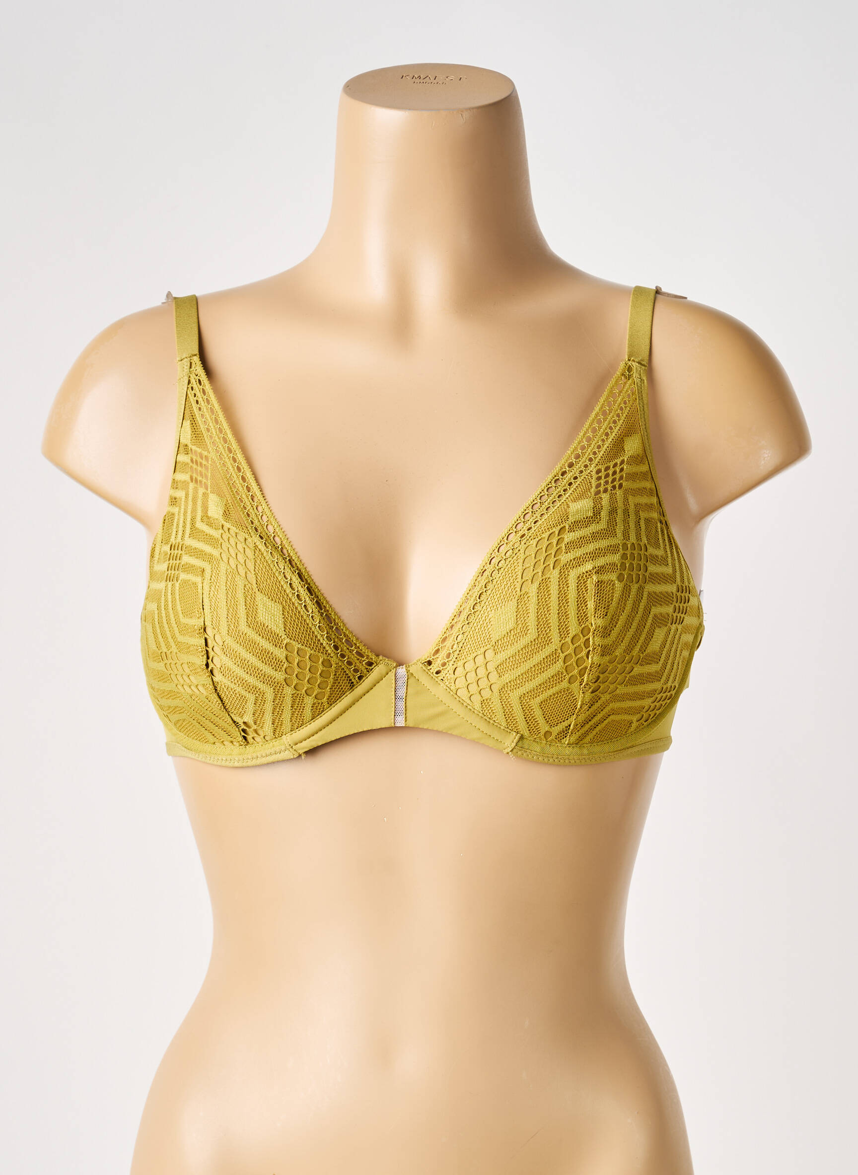 Soutien-gorge effet matière satinée haut soutien-gorge moulé vert PASSIONATA femme