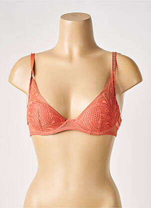 Soutien-gorge légère et transparente haut soutien-gorge moulé orange PASSIONATA femme
