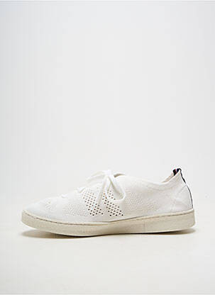 Baskets bout rond talon plat jusqu'à 3cm blanc ECTOR femme
