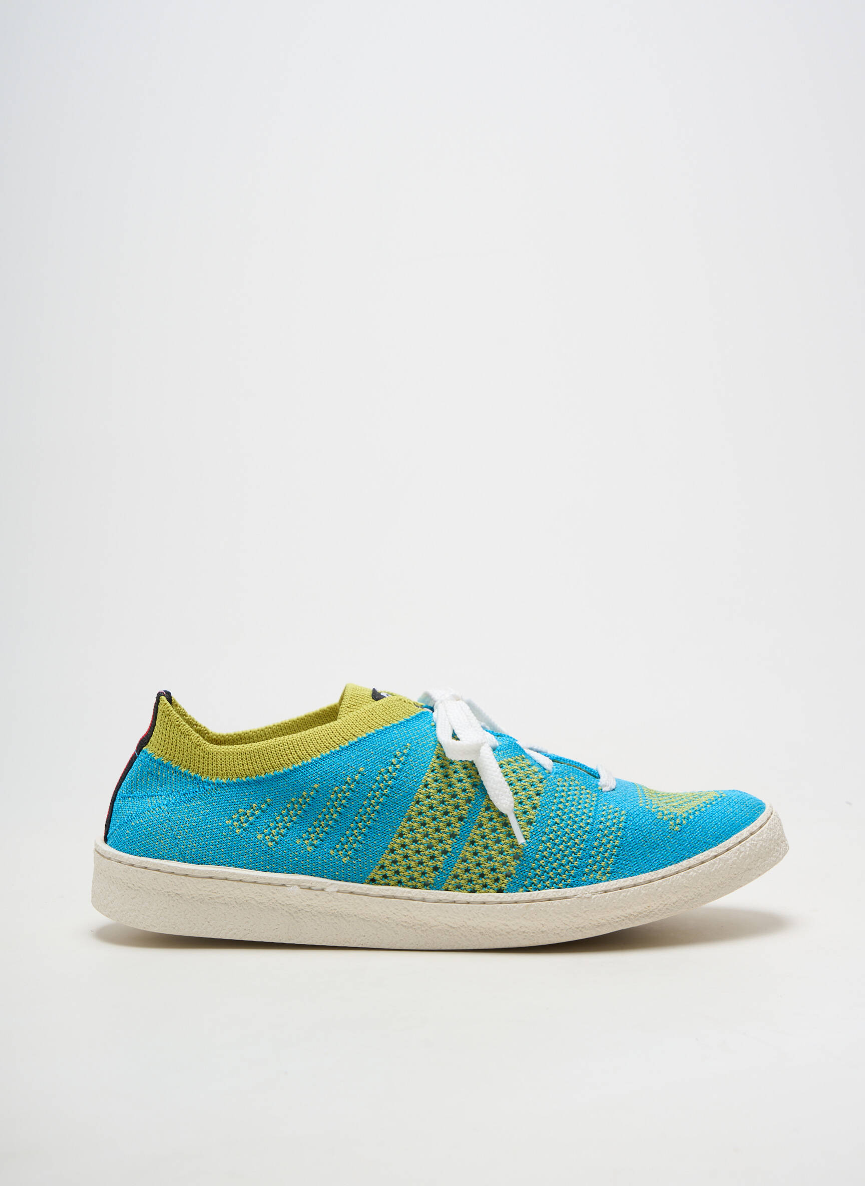 Baskets bout rond talon plat jusqu'à 3cm bleu ECTOR femme
