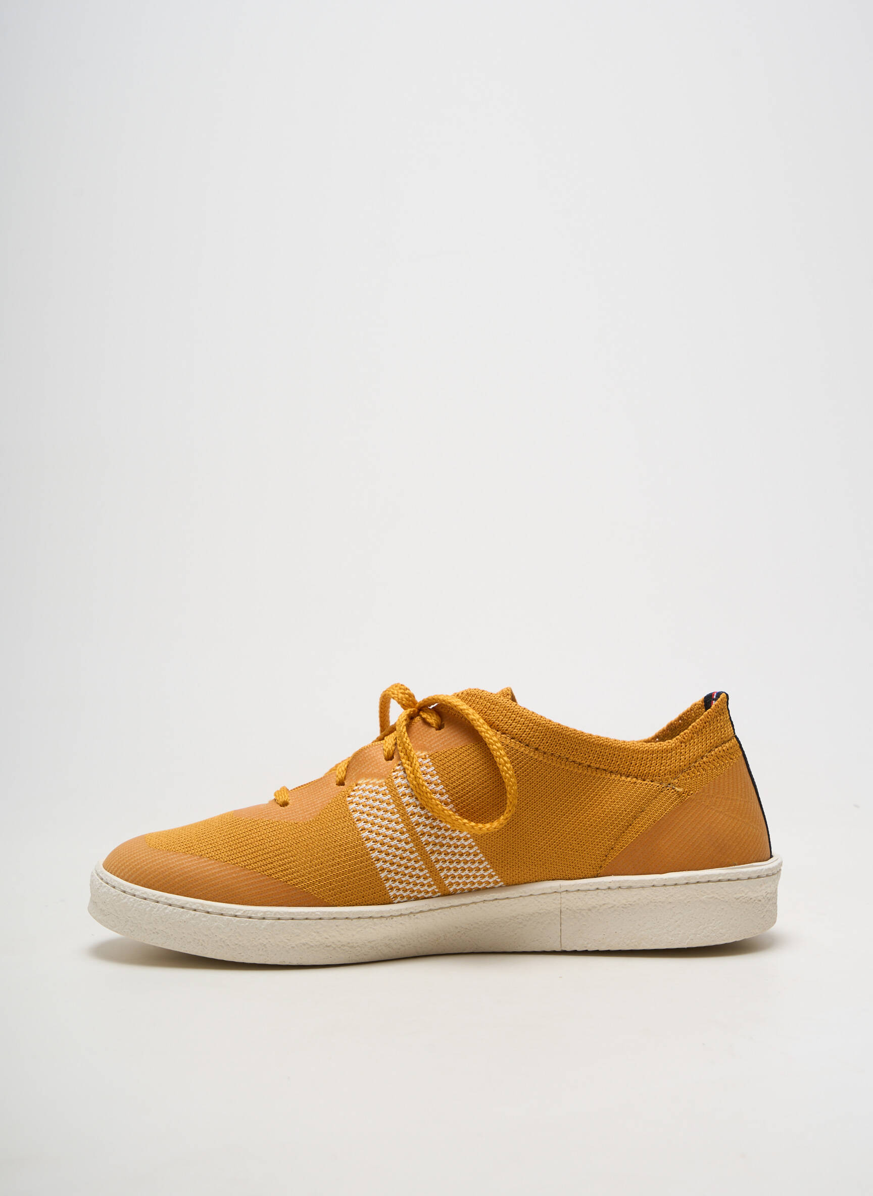 Baskets bout rond talon plat jusqu'à 3cm orange ECTOR femme