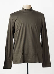 Sous-pull coupe cintrée manches longues vert DESOTO homme