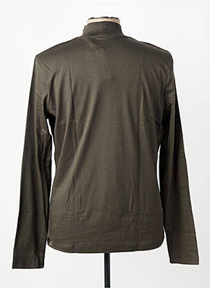 Sous-pull coupe cintrée manches longues vert DESOTO homme