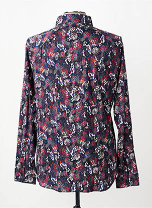 Chemise manches longues imprimé fleurs bleu DESOTO homme