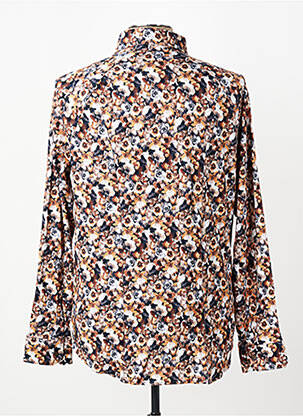 Chemise manches longues imprimé fleurs marron DESOTO homme