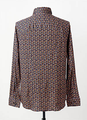 Chemise manches longues imprimé fleurs bleu DESOTO homme