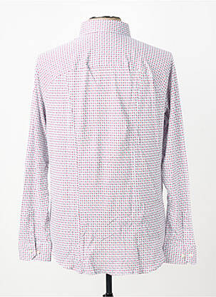 Chemise manches longues coupe cintrée rouge DESOTO homme
