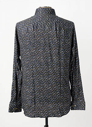 Chemise manches longues imprimé fantaisie vert DESOTO homme