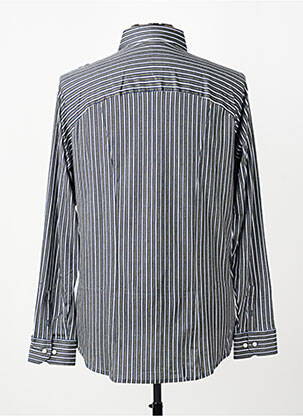 Chemise manches longues coupe cintrée vert DESOTO homme