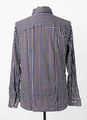 Chemise manches longues coupe cintrée marron DESOTO homme