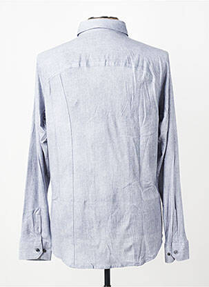Chemise manches longues coupe cintrée gris DESOTO homme