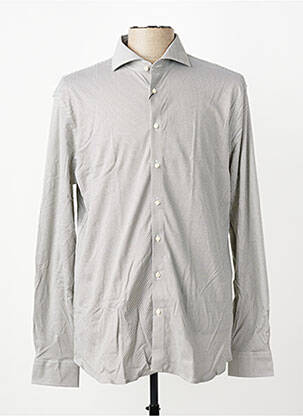 Chemise manches longues imprimé fantaisie vert DESOTO homme
