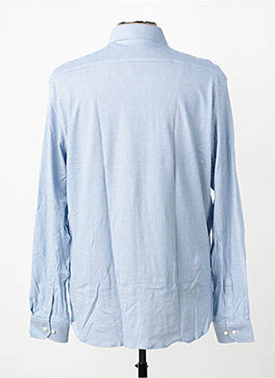 Chemise manches longues imprimé fantaisie bleu DESOTO homme