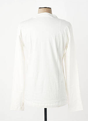 T-shirt col tunisien manches longues beige DESOTO homme