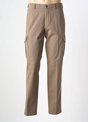 Pantalon cargo poches taille normale beige MEYER homme