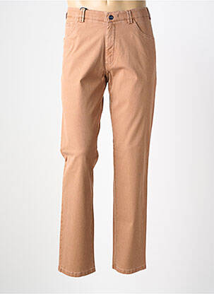 Pantalon chino stretch taille normale rose MEYER homme