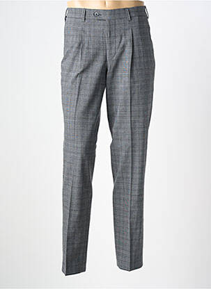 Pantalon chino tissage popeline taille normale gris MEYER homme