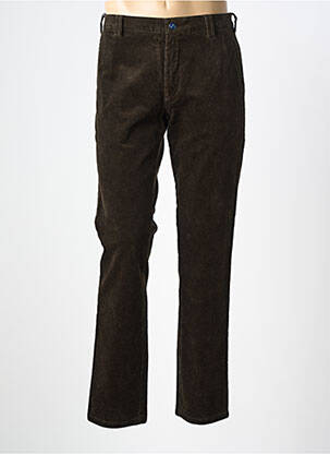 Pantalon chino poches taille normale marron MEYER homme