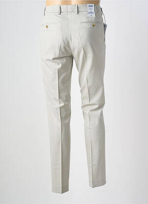 Pantalon chino tissage chiné taille normale beige MEYER homme