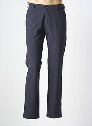 Pantalon chino tissage popeline taille normale bleu MEYER homme