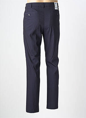 Pantalon chino tissage popeline taille normale bleu MEYER homme