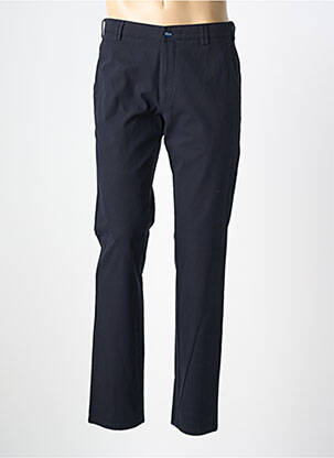 Pantalon chino tissage popeline taille normale bleu MEYER homme