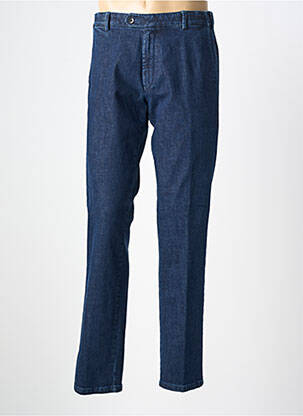 Pantalon chino poches taille normale bleu MEYER homme