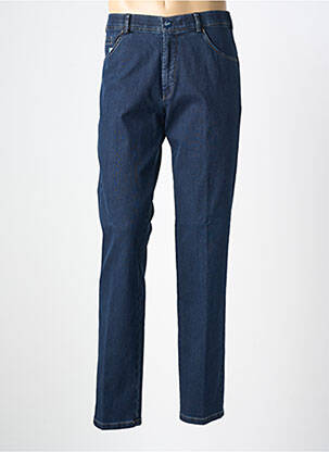 Pantalon chino poches taille normale bleu MEYER homme