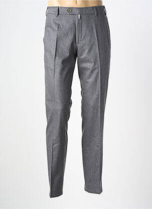 Pantalon slim tissage chiné taille normale gris MEYER homme
