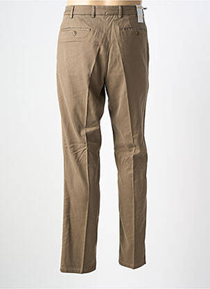 Pantalon chino tissage popeline taille normale beige MEYER homme