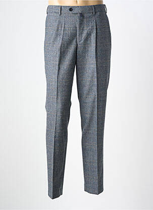 Pantalon chino tissage chiné taille normale bleu MEYER homme