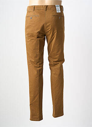 Pantalon chino tissage popeline taille normale marron MEYER homme