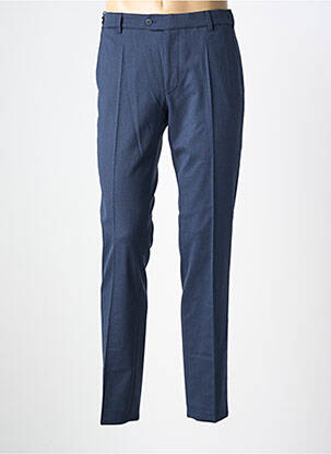 Pantalon chino tissage chiné taille normale bleu MEYER homme