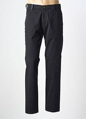 Pantalon chino tissage popeline taille normale noir MEYER homme