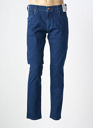 Jeans coupe slim tissage brut taille normale bleu MEYER homme
