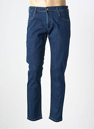 Jeans coupe slim tissage brut taille normale bleu MEYER homme