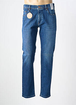 Jeans coupe slim tissage brut taille normale bleu MEYER homme